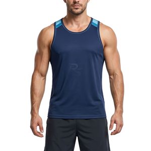 Camiseta sin mangas para hombre de estilo de contraste de dos colores, tela premium suave y transpirable, corte ajustado, camisetas sin mangas para entrenamiento. - Product Image 5