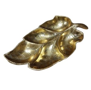 Top Quality <b>Gold</b> Plated Finishing <b>Serving</b> <b>Tray</b> Wholesale Price Decorative <b>Tray</b> Multipurpose Use Breakfast <b>Serving</b> Metal <b>Tray</b> - Product Image 2