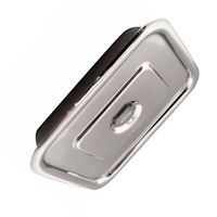 Plateau à instruments chirurgicaux Azicon avec couvercle, en acier inoxydable, autoclavable, boîte de stérilisation médicale, étui de rangement