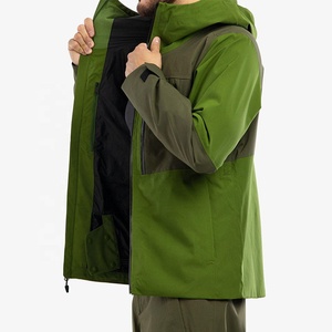 Veste de ski unisexe tendance et écologique, imperméable, coupe-vent, chaude, avec isolation Primaloft, à capuche pour l'hiver - Product Image 2