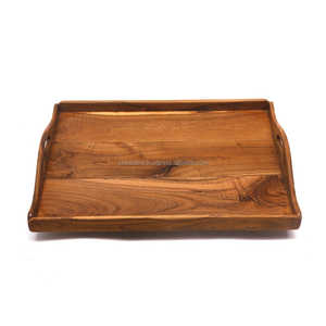 ชุดถาดเสิร์ฟไม้ทำมือสุดมีเสน่ห์ถาดไม้อะคาเซียและชีแฮมแบบพรีเมี่ยมพร้อมที่จับสำหรับใช้ในบ้านและโรงแรมที่หรูหรา - Product Image 5