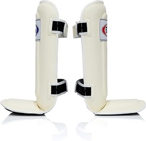 สนับแข้ง MMA แบบสั่งทำพิเศษ คุณภาพพรีเมียม ราคาขายส่ง RTS Fair Tex รุ่นใหม่ ป้องกันขาสำหรับคิกบ็อกซิ่ง ทำจากหนังแท้ OEM - Product Image 5