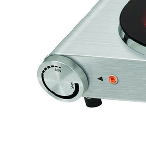 Placa Calefactora de Vidrio de Alta Resistencia, Saludable y Sin Radiación, Consumo de Energía de 1500W, Doble Cocción - Product Image 2