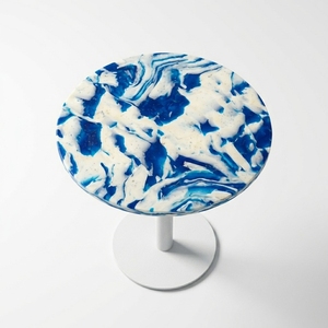 Mesa de Comedor de Plástico Reciclado, Diseño Moderno, Impermeable, Duradera, Ecológica, Apilable, para Uso en Exteriores, Sala de Estar, Hotel, Restaurante - Product Image 3