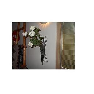 Par de Jarrones de Flores de Cuerno de Búfalo Antiguo, Artesanía Elegante, Diseño Rústico de Cuerno Natural Hecho a Mano, Jarrón de Pared para Uso Decorativo - Product Image 6