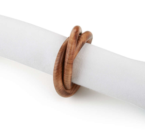Anillo para Servilletas de Madera de Haya de Alta Calidad, Ecológico y Duradero, Diseño Clásico para Bodas - Product Image 4