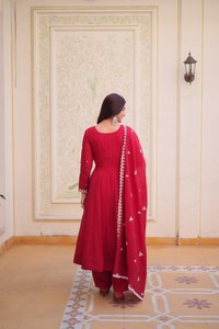 New Premium Readymade Gown With Pant & Dupatta <b>Set</b> - Product Image 2