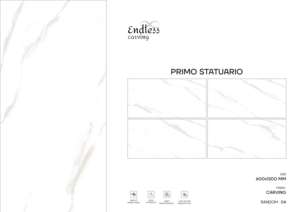 Azulejos de porcelana de talla grande de formato prémium contemporáneo, tamaño 600X1200, azulejos de lujo para sala de estar, cocina, baño y pared. - Product Image 4