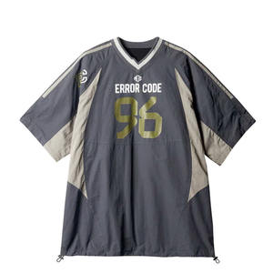 Conjunto de Jersey y Pantalones Cortos de Fútbol Americano Unisex con Logotipo Personalizado de Lujo, Ropa Deportiva de Gran Tamaño, Suministro al por Mayor OEM Personalizado - Product Image 4