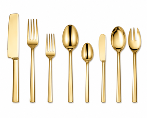 Juego de Cubiertos Minimalistas de Plata de Primera Calidad a Precio de Mayoreo, Cuchara, Tenedor y Cuchillo de Acero Inoxidable para Mesa de Comedor - Product Image 2