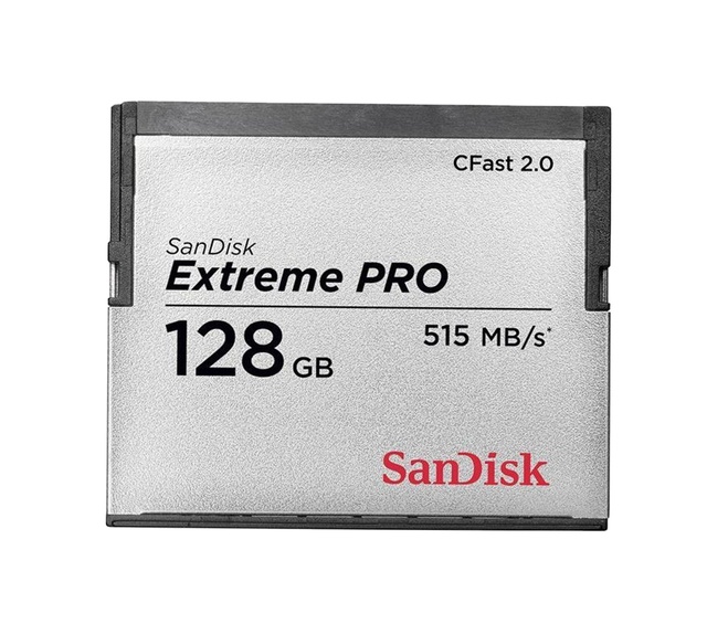 For SanDisk Extreme Pro CFast 2.0 Memory Card SDCFSP-128G-G46 128GB R525/W450 Plastic Material