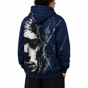 Best Selling High Quality Men's Winter Solid Fleece <b>Sublimation</b> <b>Hoodie</b> with Customizable Options for Adults - Product Image 2