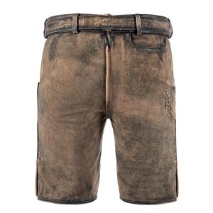 Pantalones Cortos Bávaros de Lona Ligeros y Cómodos con Bordado y Tirantes para Hombre - Product Image 3