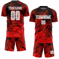 Uniforme de Fútbol Personalizado Unisex para Adultos, Manga Corta, Transpirable, Absorbente de Humedad, Ropa Deportiva para Entrenamiento al Aire Libre
