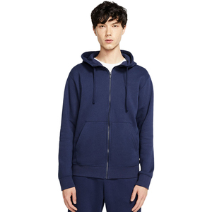 Sweat à capuche zippé oversize pour homme, 490 GSM, coton, polyester, molleton épais, chaud, streetwear, veste, fournisseur d'usine OEM personnalisé - Product Image 1