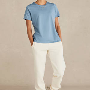 เสื้อยืดผ้าฝ้าย 100% สำหรับทุกเพศ ทรงหลวม พิมพ์ลายโลโก้ตามสั่ง ระบายอากาศได้ดี เสื้อยืดผู้ชาย บริการ OEM เสื้อยืดลำลองผู้ชายแบบสั่งทำ - Product Image 1