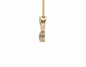 0.594 Carat Lab Grown Diamond Oval Cut Pendant <b>16</b> Piece Luxury Necklace 9K 14K 18K Yellow Rose Gold Jewelry Anniversary Gift - Product Image 5