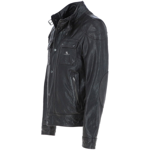 Chaqueta de Motociclista de Cuero Genuino para Hombre, Estilo Vintage, Clásica, Informal, Ropa de Invierno, Chaqueta de Cuero Premium OEM - Product Image 3
