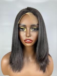 วิกผมขายดี 16 นิ้ว ความหนาแน่นเต็ม 100% ผมตรงแบบ Double Drawn วิกผมหน้าผากแบบลูกไม้ ผมเวียดนามแท้ สีดำ - Product Image 4