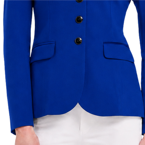 <b>Royal</b> <b>Blue</b> Equestrian <b>Jacket</b> <b>for</b> <b>Women</b> Slim Fit Riding Blazer Elegant Horse Riding Competition Coat Custom OEM Wholesale Fashion - Product Image 5