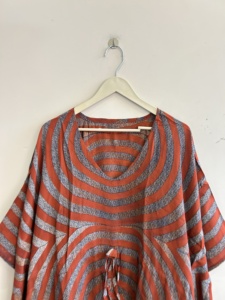 Indian Vintage Sari Silk <b>Kaftan</b> Dress For Women Luxury Night Gown <b>Maxi</b> Dress - Product Image 2