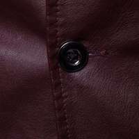 Veste en cuir véritable pour homme, style mode, manteau d'hiver, vêtement d'extérieur décontracté à manches longues, vente en gros
