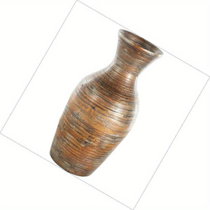 Vase décoratif en bambou promotionnel, d'inspiration antique, centre de table, décoration intérieure, cadeaux, classique, fait main, pour le Nouvel An chinois et Pâques - Product Image 3