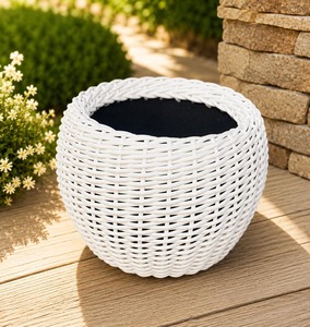 Multicolor Rattan Planter Perfect For Indoor Outdoor Plants Boho Home Decor Woven And Decorative <b>Pot</b> <b>Holder</b> From india - Product Image 2