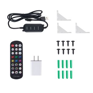 Espositore per Whisky a 1 Livello da 48 Pollici con Illuminazione LED, Supporto USB, Mensola Illuminata per Bar Domestico, Telecomando RF, Espositore per Bottiglie di Liquori con LED - Product Image 5