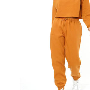 Pantalon de survêtement d'hiver pour femme, coupe ample, 100 % coton respirant, avec cordon de serrage à la taille, style décontracté - Product Image 2