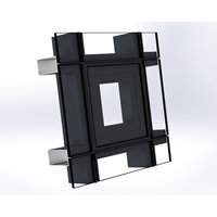 Sistema de Muro Cortina de Aluminio Arquitectónico Fravi Serie 6000 para Fachada Moderna de Vidrio