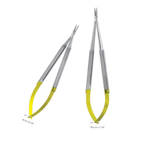 Porte-aiguilles Castroviejo 12 cm, manuel, en acier inoxydable, instrument chirurgical pour usage clinique - Product Image 4