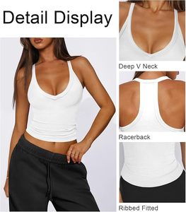 Camiseta Deportiva de Alto Rendimiento para Mujer, Diseño Personalizado, Suave, Elástica, de Secado Rápido, sin Mangas, para Entrenamiento, Running, Yoga y Actividades - Product Image 4