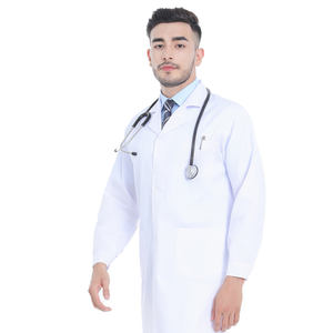 Bata de Laboratorio de Diseño Funcional para Hospital, Clínica y Centro de Salud, Uniforme Transpirable de Tela Suave, Absorbente de Humedad y Duradero - Product Image 4