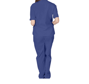 Women Green <b>Scrub</b> Set Cotton Polyester Woven Hospital Uniform Pants Included Women Beauty <b>Salon</b> Uniforms Printed Medical <b>Scrub</b> - Product Image 2
