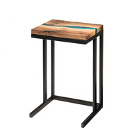 Ordenador portátil y mesa de aperitivos, mesa auxiliar de Metal y madera, sofá plegable, último diseño, 2025, oficina, hogar, cocina, sala de estar, calidad superior