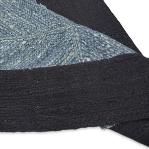 Alfombra Grande Hecha a Mano de Yute Orgánico Ecológico con Patrón Geométrico Bohemio de Pelo Corto para Hoteles y Decoración de Salas de Estar - Product Image 2
