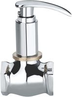Robinet mural en laiton chromé pour machine à laver, robinet d'arrêt pour lavabo de salle de bain, cuisine, buanderie, robinet d'eau à ouverture rapide