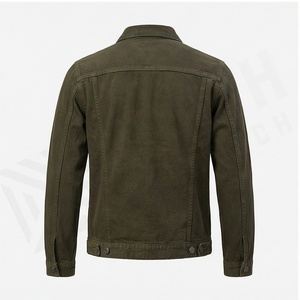 Chaqueta vaquera de diseño premium para hombre, abotonada de alta calidad para invierno, precio al por mayor personalizado - Product Image 3