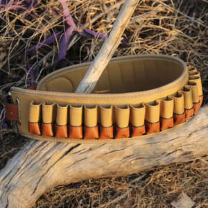 Pochette de ceinture en cuir durable pour cartouches, sécurité, chasse, tactique, taille ajustable, personnalisable - Product Image 2