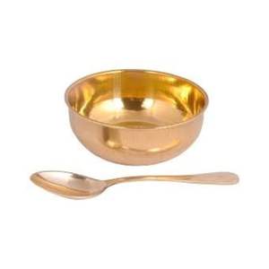 Elegante Tazón de Metal para Helado con Cuchara, Taza de Acero Inoxidable para Servir en la Cocina - Product Image 1