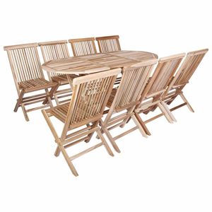 Juego de Muebles de Patio de Madera de Teca para Exteriores, Hecho en Indonesia WT8993 - Product Image 1