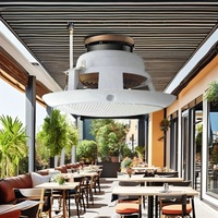 Mini haut-parleur de plafond étanche IP55 évalué 4 Ω 25W/50W pour salles de bains et cuisines