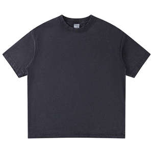 Camiseta Corta de Moda con Lavado Ácido y Pedrería de Diamantes para Hombre, Oversize de Algodón con Gráficos Desgastados, Estampado DTG, Ropa Personalizada de Verano - Product Image 5
