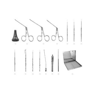 Ensemble de 101 instruments de tympanoplastie manuelle pour micro-chirurgie auriculaire, en acier inoxydable léger, approuvé CE, pour chirurgie ORL, par Dentavex - Product Image 6