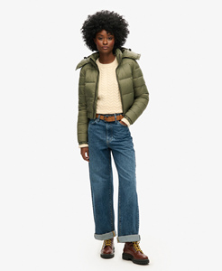 Veste d'hiver matelassée haut de gamme pour femme, vêtement décontracté d'extérieur personnalisé, coupe-vent avec fermeture éclair et poches latérales, manteau pour femme - Product Image 5