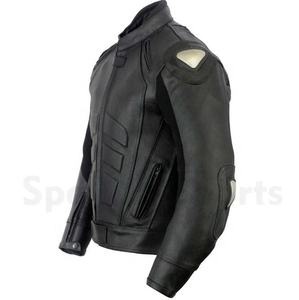 Vestes en cuir pour motocyclistes avec logo personnalisé Vestes de course avec protecteur Vestes de sécurité pour motocyclistes - Product Image 6