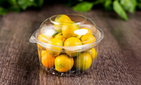 Bol rond transparent en plastique jetable de 8, 12, 16, 24, 32 oz, contenants alimentaires pour le déjeuner et les salades avec couvercle