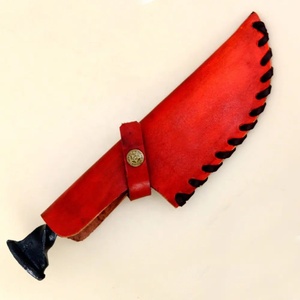 Couteau médiéval de haute qualité, forgé à la main en acier à haute teneur en carbone, style antique, couteau utilitaire médiéval à lame pleine, avec étui en cuir - Product Image 3