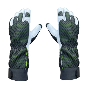 Beekeeping <b>Gloves</b> Protective Beekeeping <b>Gloves</b> Goatskin Mesh Bee Keeping Vented Long Sleeves Beekeeping Equipment - Product Image 1